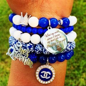 Handmade Bracelet- She has the Blues